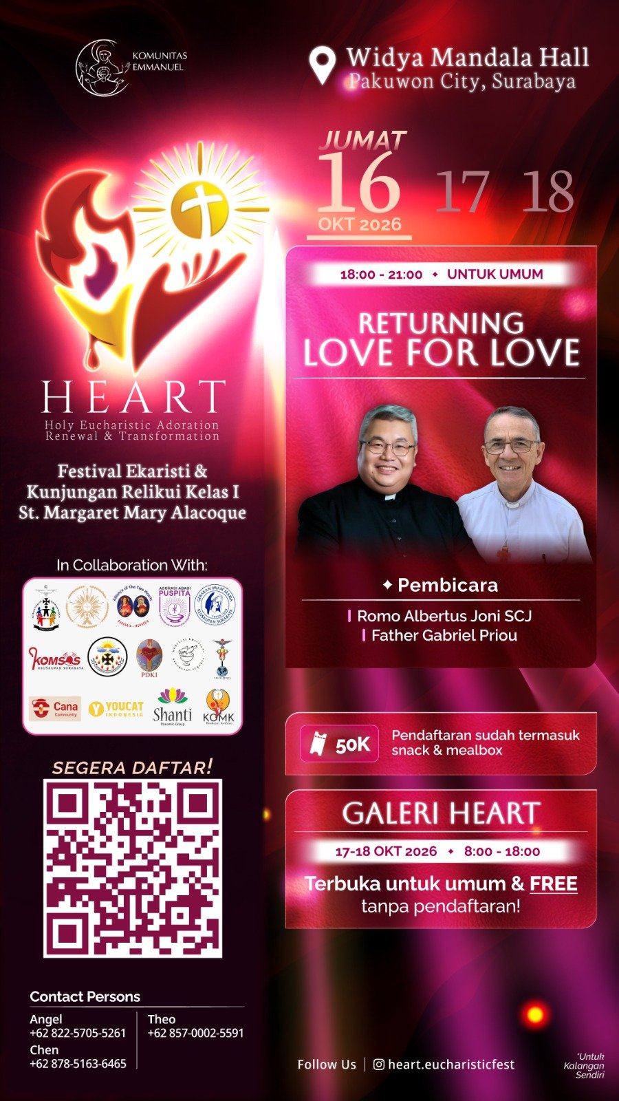 Poster sesi 16 Oktober 2026 — Returning Love for Love
