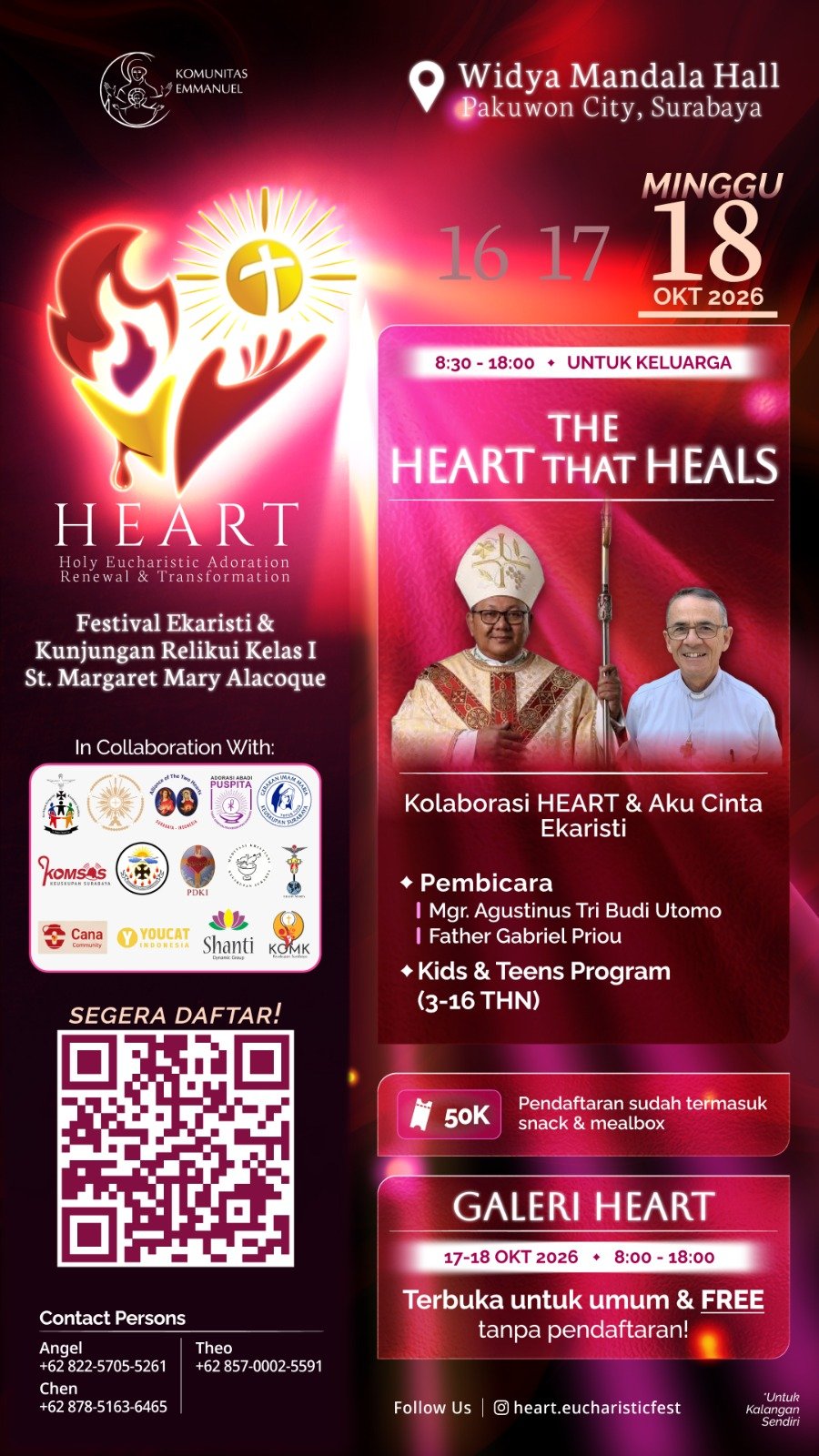 Poster sesi 18 Oktober 2026 — The Heart That Heals